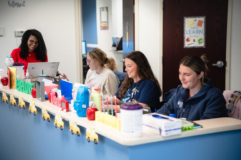 nurses at desk